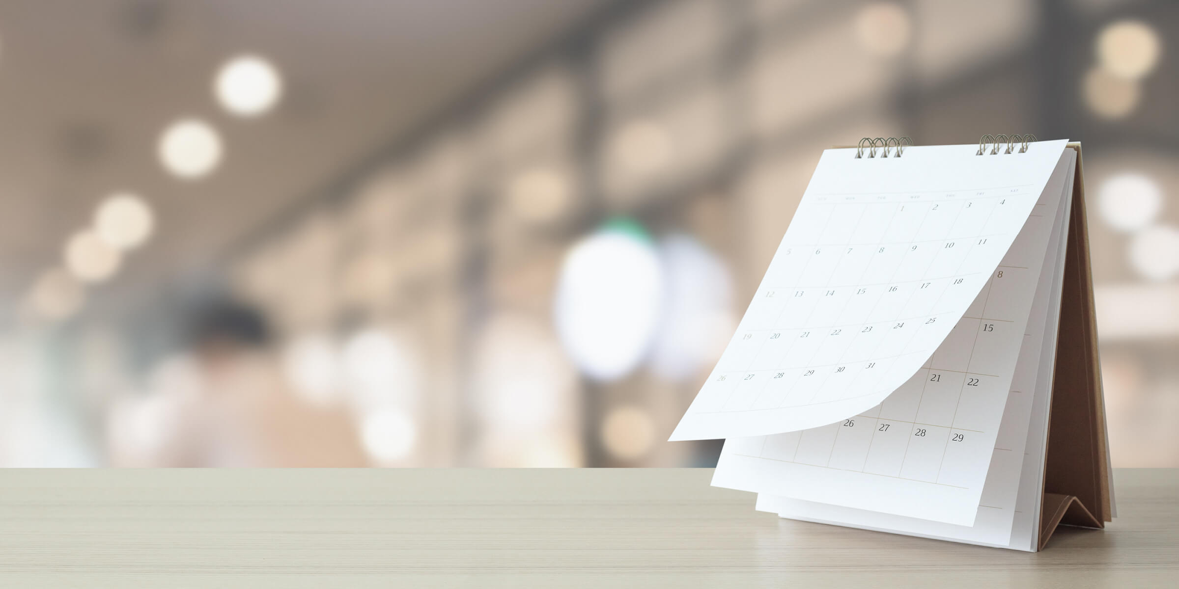 Bild zeigt einen Kalender