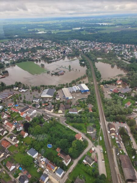 Ein Frühwarnsystem für den gesamten Landkreis Günzburg für Hochwasser und Starkregen