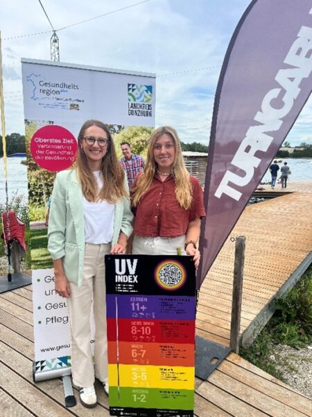 UV-Strahlung im Blick: WATCH OUT stärkt Sonnenschutz am Turncable in Thannhausen